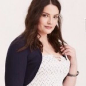 torrid navy blue cardigan plus size 4x women
